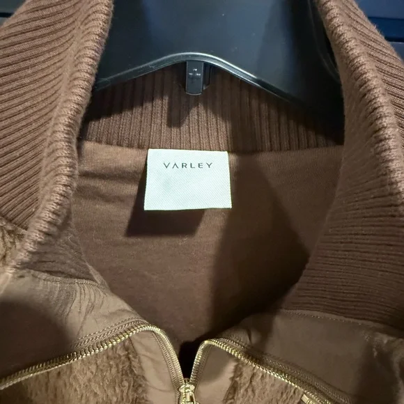 Varley Brown Sherpa Jacket - Picture 7 of 7